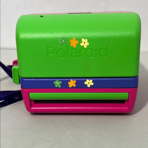 Barbie Mattel 1999 Polaroid Pink and Green Instant Camera In Box - Picture 3 of 16